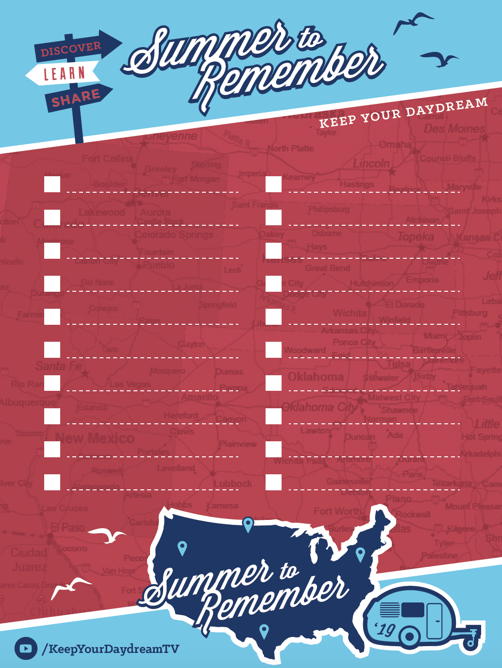 Summer To Remember List Keep Your Daydream